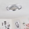 BUREN Ceiling Light LED matt nickel, 1-light source