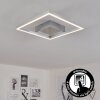 BUREN Ceiling Light LED matt nickel, 1-light source