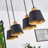 TATODERE Pendant Light brown, black, 4-light sources
