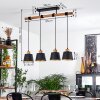 TATODERE Pendant Light brown, black, 4-light sources