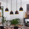 TATODERE Pendant Light brown, black, 4-light sources