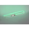 Trio-Leuchten GANADO Ceiling Light LED matt nickel, 2-light sources, Remote control, Colour changer