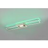 Trio-Leuchten GANADO Ceiling Light LED matt nickel, 2-light sources, Remote control, Colour changer