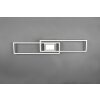 Trio-Leuchten GANADO Ceiling Light LED matt nickel, 2-light sources, Remote control, Colour changer
