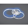 Trio-Leuchten WINONA Ceiling Light LED matt nickel, 2-light sources, Remote control, Colour changer