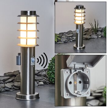 TUNES path light matt nickel, 1-light source, Motion sensor