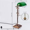 RAGAZ banker lamp bronze, 1-light source