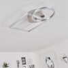 BUREN Ceiling Light LED matt nickel, 1-light source