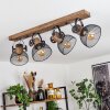 ORNY Ceiling Light Dark wood, black, 4-light sources