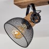 ORNY Ceiling Light Dark wood, black, 2-light sources