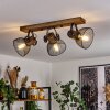 ORNY Ceiling Light Dark wood, black, 3-light sources