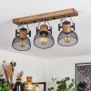 ORNY Ceiling Light Dark wood, black, 3-light sources