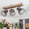 ORNY Ceiling Light Dark wood, black, 3-light sources
