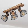 ORNY Ceiling Light Dark wood, black, 3-light sources