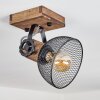 ORNY Ceiling Light Dark wood, black, 1-light source