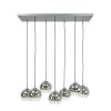 EIDANGER Pendant Light Oxidised Silver, 7-light sources