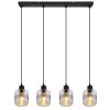 Globo LAZARUS Pendant Light black, 4-light sources