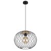 Globo LACKY Pendant Light Light wood, black, 1-light source
