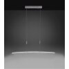 Leuchten-Direkt MARINA Pendant Light LED brushed steel, 1-light source
