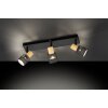 Wofi-Leuchten DORAL Ceiling Light black, 3-light sources