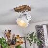 HERFORD Ceiling Light Dark wood, 1-light source