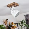 HERFORD Ceiling Light Dark wood, 1-light source