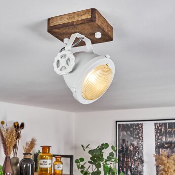 HERFORD Ceiling Light Dark wood, 1-light source
