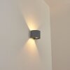 BADAJOZ Wall Light grey, 1-light source
