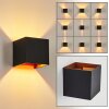 BADAJOZ Wall Light copper, black, 1-light source