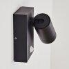 HAKAMKEN Outdoor Wall Light black, 1-light source, Motion sensor