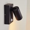 HAKAMKEN Outdoor Wall Light black, 1-light source, Motion sensor
