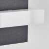 LISALARA Outdoor Wall Light LED anthracite, white, 1-light source