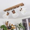 ORNY Ceiling Light brown, white, 3-light sources