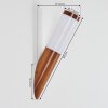 GABORONE Outdoor Wall Light Wood like finish, 1-light source