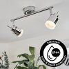 MORGES Ceiling Light LED chrome, 2-light sources
