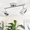 MORGES Ceiling Light LED chrome, 2-light sources