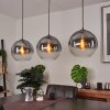 LEISSIGEN Pendant Light Oxidised Silver, 3-light sources