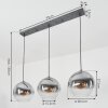 LEISSIGEN Pendant Light Oxidised Silver, 3-light sources