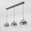 LEISSIGEN Pendant Light Oxidised Silver, 3-light sources