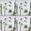 BARDHAMAN Floor Lamp black, 5-light sources