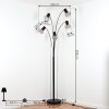 BARDHAMAN Floor Lamp black, 5-light sources