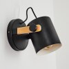 REBBENAS Wall Light Ecru, black, 1-light source
