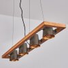 GRESSOT Pendant Light Antique, Ecru, matt nickel, 4-light sources