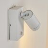 HAKAMKEN Outdoor Wall Light white, 1-light source, Motion sensor