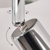 MORGES Ceiling Light LED chrome, 3-light sources