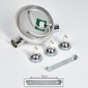 MORGES Ceiling Light LED chrome, 3-light sources