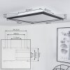 GAILINGEN Ceiling Light LED white, 1-light source