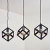 MELIDE Pendant Light black, 3-light sources