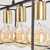 RHAZUNS Pendant Light brass, black, 3-light sources