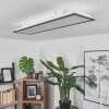 SALMI Ceiling Light LED black, white, 1-light source